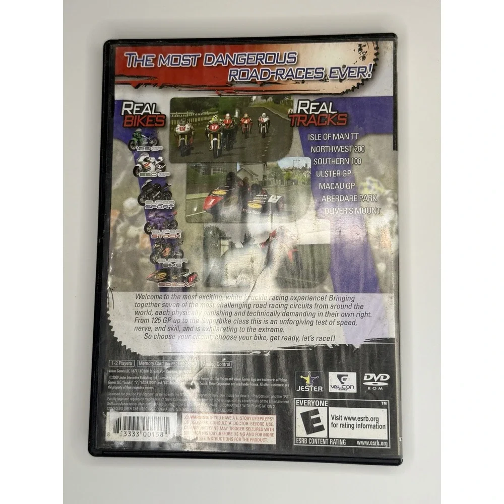 Suzuki TT Superbikes: Real Road Racing (Sony PlayStation 2, 2005) PS2